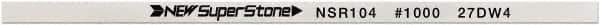 Value Collection - Flat Ceramic Finishing Stick - 100mm Long x 1mm Wide x 1mm Thick, 1,000 Grit - All Tool & Supply