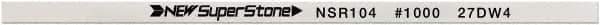 Value Collection - Flat Ceramic Finishing Stick - 100mm Long x 0.8mm Wide x 4mm Thick, 1,000 Grit - All Tool & Supply