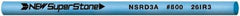 Value Collection - Round Ceramic Finishing Stick - 50mm Long x 3mm Wide, 800 Grit - All Tool & Supply