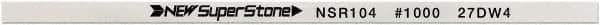 Value Collection - Flat Ceramic Finishing Stick - 100mm Long x 0.5mm Wide x 10mm Thick, 1,000 Grit - All Tool & Supply