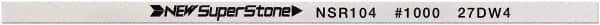 Value Collection - Flat Ceramic Finishing Stick - 100mm Long x 1.5mm Wide x 10mm Thick, 1,000 Grit - All Tool & Supply