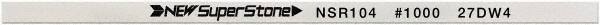 Value Collection - Flat Ceramic Finishing Stick - 100mm Long x 1.5mm Wide x 6mm Thick, 1,000 Grit - All Tool & Supply