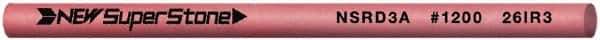 Value Collection - Round Ceramic Finishing Stick - 50mm Long x 3mm Wide, 1,200 Grit - All Tool & Supply