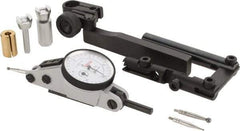 SPI - 10 Piece, 0" to 0.06" Measuring Range, 1.18" Dial Diam, 0-15-0 Dial Reading, White Dial Test Indicator Kit - 0.0012" Accuracy, 0.86" Contact Point Length, 0.079" Ball Diam, 0.001" Dial Graduation - All Tool & Supply