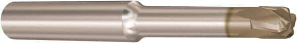 Seco - 2mm, 4 Flute, Single End, Solid Carbide, 1mm Corner Radius End Mill - 60mm OAL, 10° Helix, Right Hand Flute, 1mm LOC, Right Hand Cut, - All Tool & Supply