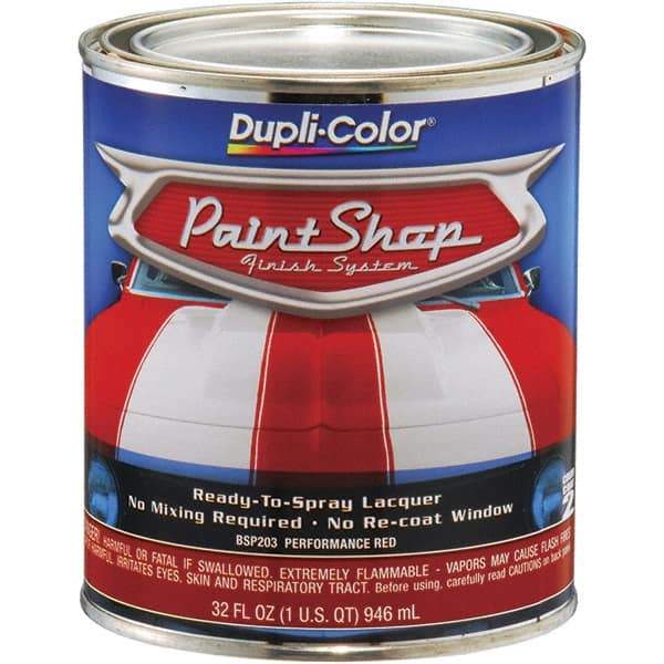 Dupli-Color - Performance Red Automotive Topcoat - 1 Qt Can - All Tool & Supply