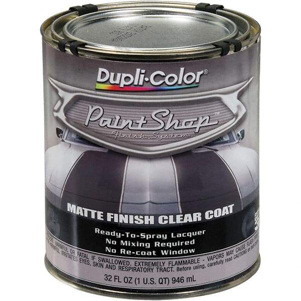 Dupli-Color - Matte Automotive Topcoat - 1 Qt Can - All Tool & Supply