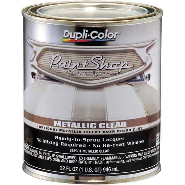 Dupli-Color - Metallic Clear Automotive Topcoat - 1 Qt Can - All Tool & Supply