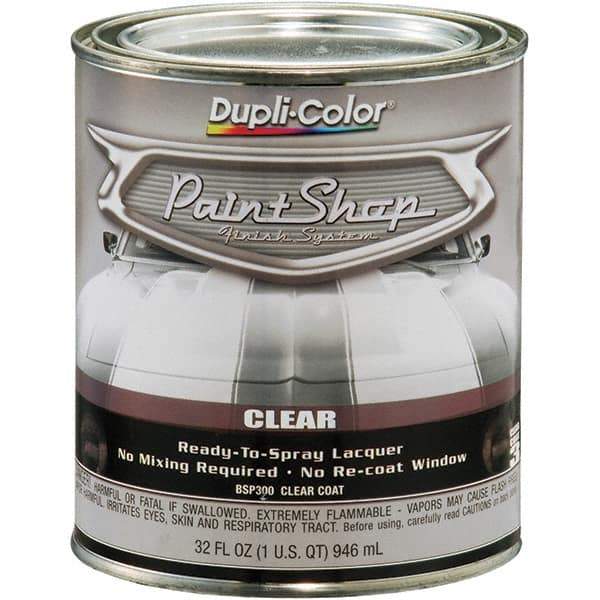 Dupli-Color - Clear Gloss Topcoat Automotive Topcoat - 1 Qt Can - All Tool & Supply