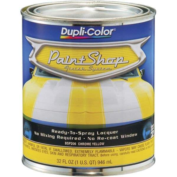 Dupli-Color - Chrome Yellow Automotive Topcoat - 1 Qt Can - All Tool & Supply