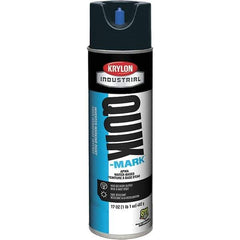 Krylon - 20 fl oz Black Marking Paint - 664' Coverage at 1" Wide, Water-Based Formula, 372 gL VOC - All Tool & Supply