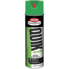 Krylon - 20 fl oz Green Marking Paint - 664' Coverage at 1" Wide, Water-Based Formula, 321 gL VOC - All Tool & Supply