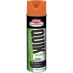 Krylon - 20 fl oz Orange Marking Paint - 664' Coverage at 1" Wide, Water-Based Formula, 320 gL VOC - All Tool & Supply