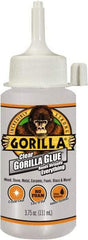 Gorilla Glue - 3.75 oz Bottle Clear All Purpose Glue - 10 min Working Time, 24 hr Full Cure Time, Bonds to Most Surfaces - All Tool & Supply