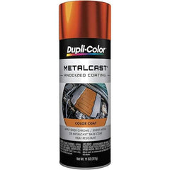 Dupli-Color - 11 oz Orange Anodized Automotive Heat Resistant Paint - Metallic Finish, 500°F Max Temp, Comes in Aerosol Can - All Tool & Supply