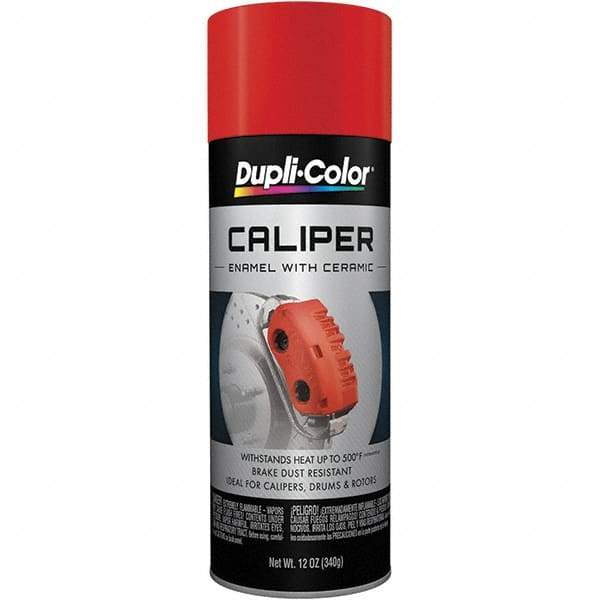 Dupli-Color - 12 oz Red Automotive Heat Resistant Paint - Gloss Finish, 500°F Max Temp, Comes in Aerosol Can - All Tool & Supply