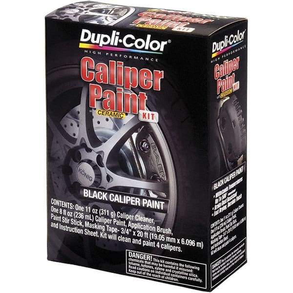 Dupli-Color - 16 oz Matte Black Automotive Heat Resistant Paint - Matte Finish, 500°F Max Temp, Comes in Aerosol Can - All Tool & Supply