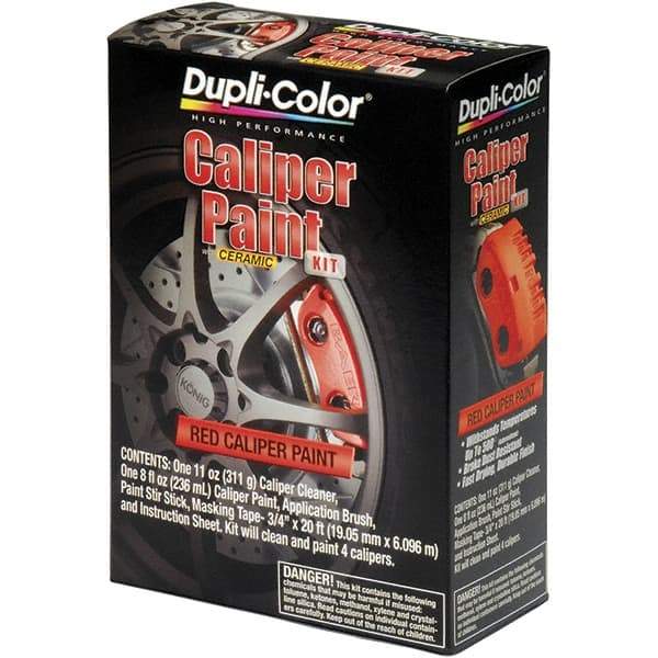 Dupli-Color - 16 oz Red Automotive Heat Resistant Paint - Gloss Finish, 500°F Max Temp, Comes in Aerosol Can - All Tool & Supply