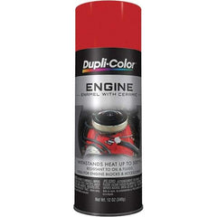 Dupli-Color - 12 oz Red Automotive Heat Resistant Paint - Gloss Finish, 500°F Max Temp, Comes in Aerosol Can - All Tool & Supply