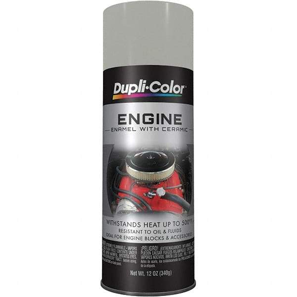 Dupli-Color - 12 oz Cast Coat Automotive Heat Resistant Paint - Metallic Finish, 500°F Max Temp, Comes in Aerosol Can - All Tool & Supply