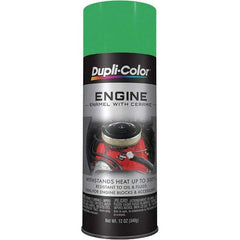 Dupli-Color - 12 oz Grabber Green Automotive Heat Resistant Paint - Gloss Finish, 500°F Max Temp, Comes in Aerosol Can - All Tool & Supply