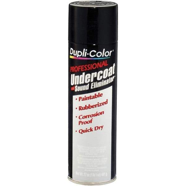 Dupli-Color - 17 oz Black Automotive Paintable Undercoating - Comes in Aerosol Can - All Tool & Supply