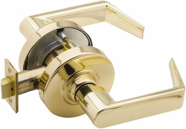 Schlage - Passage Lever Lockset for 1-3/8" Thick Doors - Exact Industrial Supply