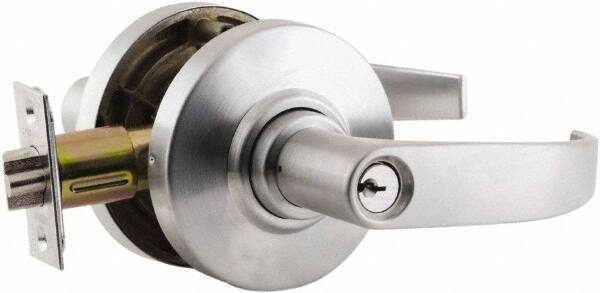 Schlage - Classroom Lever Lockset for 1-3/8" Thick Doors - Exact Industrial Supply