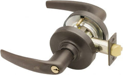 Entrance Lever Lockset for 1-3/8″ Thick Doors Schlage C keyway, 2-3/4″ Backset, Oil Rubbed Bronze Finish