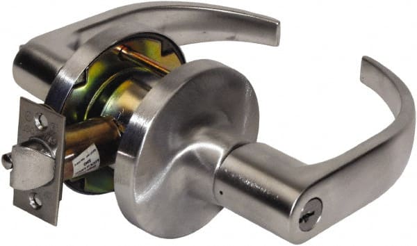 Falcon - Storeroom Lever Lockset for 1-3/8" Thick Doors - Exact Industrial Supply