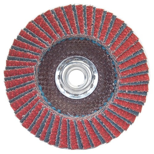 ‎4-1/2″ × 5/8″-11 60 Grit Type 29 Red Heat Flap Disc - All Tool & Supply