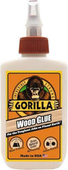 Gorilla Glue - 4 oz Bottle Natural Wood Glue - 3 to 4 hr Working Time, 24 hr Full Cure Time, Bonds to Cork Board & Wood - All Tool & Supply