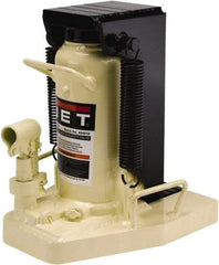 Jet - 10 Ton Capacity Toe Jack - 12.88" to 18-9/16" High, 11-9/32" Long x 9-7/16" Wide Base - All Tool & Supply