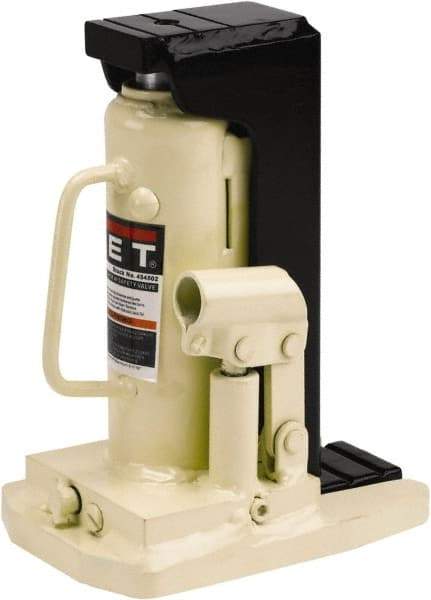 Jet - 2 Ton Capacity Toe Jack - 9-1/4" to 13-3/4" High, 4-15/16" Long x 7" Wide Base - All Tool & Supply