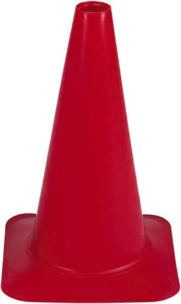 PRO-SAFE - 18" High, Red Sport Traffic Cone - 12" Base Width, 2.5 Lb - All Tool & Supply