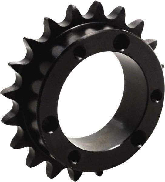 Tritan - 40 Teeth, 3/4" Chain Pitch, Chain Size 60, QD Sprocket - 9.56" Pitch Diam, 9.961" Outside Diam - All Tool & Supply