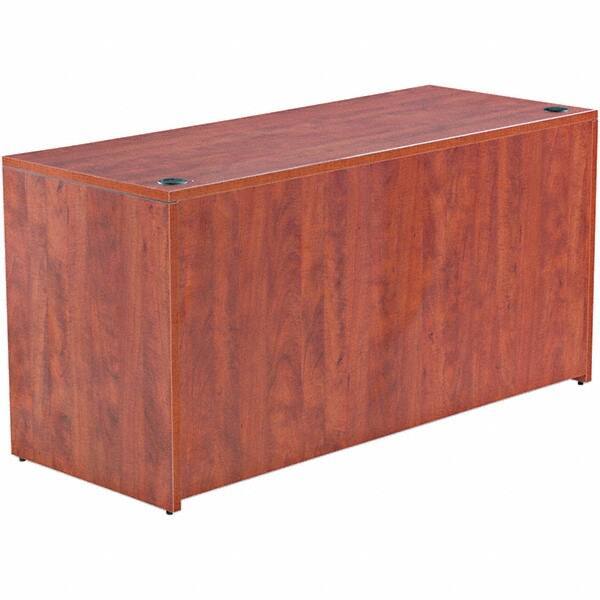 ALERA - 59.13" Long x 29.63" High x 23.63" Deep, Credenza - Medium Cherry, Woodgrain Laminate - All Tool & Supply