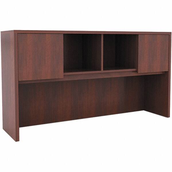 ALERA - 58.88" Long x 35-1/2" High x 15" Deep, Kneespace Credenza - Medium Cherry, Woodgrain Laminate - All Tool & Supply