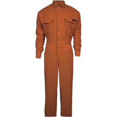 National Safety Apparel - Size XL Tall Orange HRC 2 Flame Resistant/Retardant Coveralls - Exact Industrial Supply