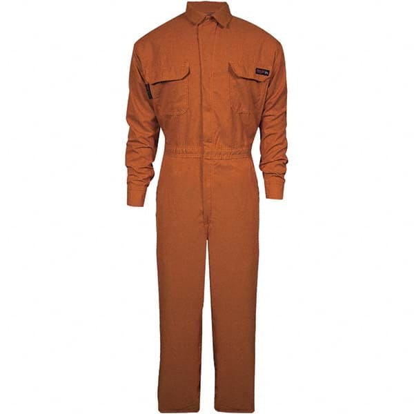 National Safety Apparel - Size 3XL Orange HRC 2 Flame Resistant/Retardant Coveralls - Exact Industrial Supply