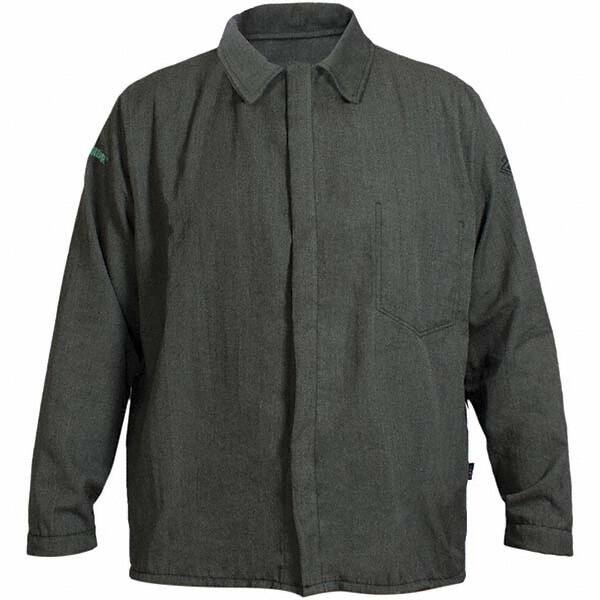 National Safety Apparel - Size 5XL Green Flame Resistant/Retardant Jacket - Exact Industrial Supply