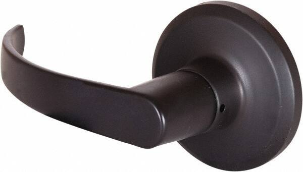 Stanley - Grade 2 Dummy Lever Lockset - 2-3/8 & 2-3/4" Back Set, Keyless Cylinder, Brass Alloy, Oil Rubbed Bronze Finish - All Tool & Supply