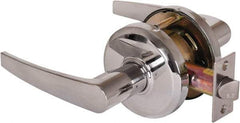 Stanley - Grade 2 Passage Lever Lockset - 2-3/4" Back Set, Keyless Cylinder, Brass Alloy, Bright Chrome Finish - All Tool & Supply