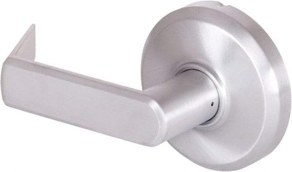 Stanley - Grade 2 Dummy Lever Lockset - 2-3/4" Back Set, Keyless Cylinder, Brass Alloy, Satin Chrome Finish - All Tool & Supply