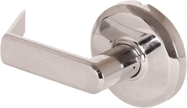 Stanley - Grade 2 Dummy Lever Lockset - 2-3/4" Back Set, Keyless Cylinder, Brass Alloy, Bright Chrome Finish - All Tool & Supply