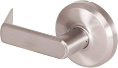 Stanley - Grade 2 Dummy Lever Lockset - 2-3/4" Back Set, Keyless Cylinder, Brass Alloy, Nickel Finish - All Tool & Supply