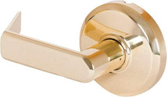 Stanley - Grade 2 Dummy Lever Lockset - 2-3/4" Back Set, Keyless Cylinder, Brass Alloy, Bright Brass Finish - All Tool & Supply