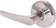 Stanley - Grade 2 Dummy Lever Lockset - 2-3/4" Back Set, Keyless Cylinder, Brass Alloy, Bright Chrome Finish - All Tool & Supply