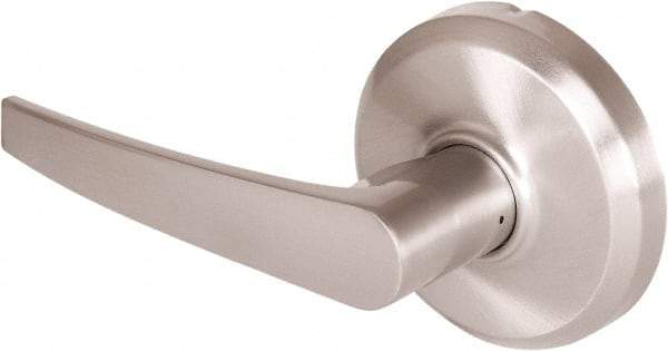 Stanley - Grade 2 Dummy Lever Lockset - 2-3/4" Back Set, Keyless Cylinder, Brass Alloy, Nickel Finish - All Tool & Supply