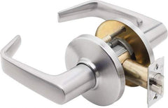 Best - Grade 1 Passage Lever Lockset - 2-3/4" Back Set, Keyless Cylinder, Brass Alloy, Satin Chrome Finish - All Tool & Supply